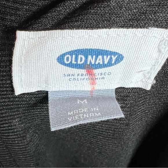 Old navy black and white print shift dress size medium - Picture 4 of 4